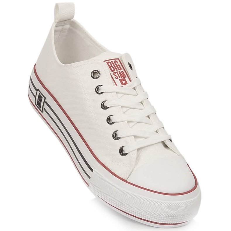 Zapatillas de mujer en la plataforma blanco Big Star LL274180 1