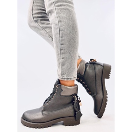 Botas con candado Glenn D.GREY gris 4