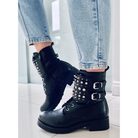 PA1 Botas con tachuelas Ziku Black negro 4