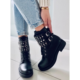 PA1 Botas con tachuelas Ziku Black negro 1