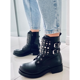 PA1 Botas con tachuelas Ziku Black negro 3