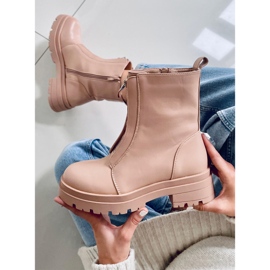 PA1 Botas Mujer Celeritas Nude beige rosado 3