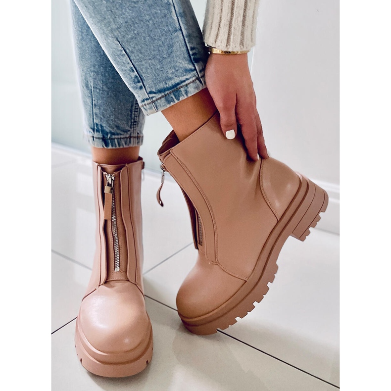 PA1 Botas Mujer Celeritas Nude beige rosa 2