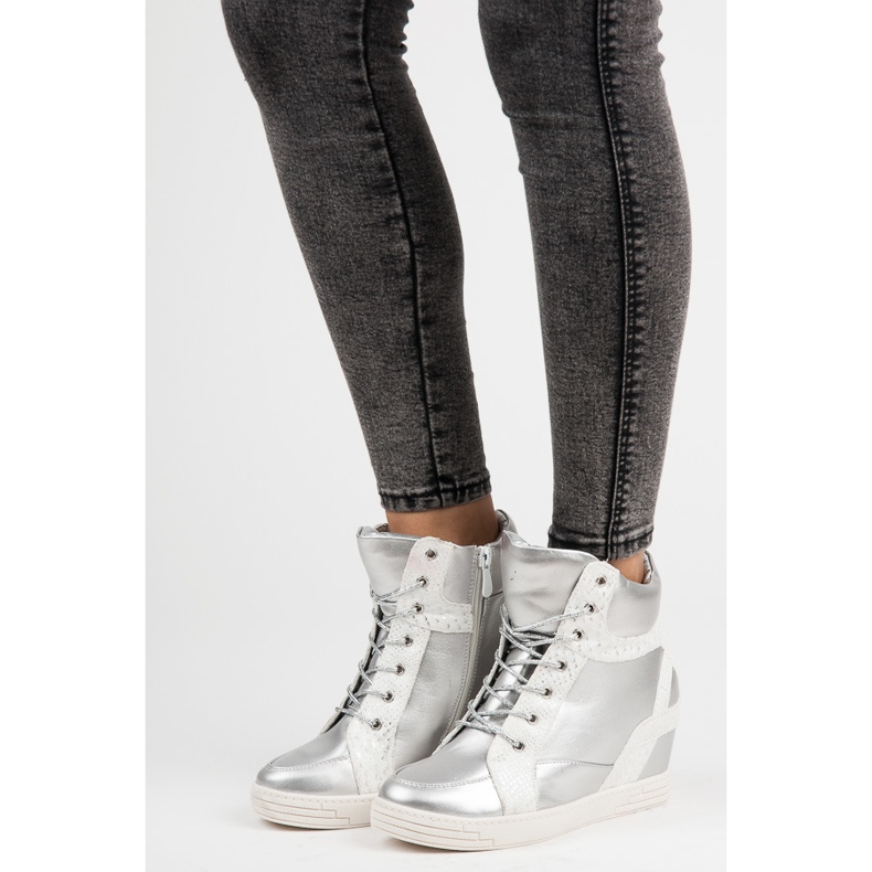 Vinceza Botines Atados gris 1 Vinceza Botines Atados gris 1