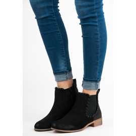 Erynn Botines Chelsea de ante negro 5