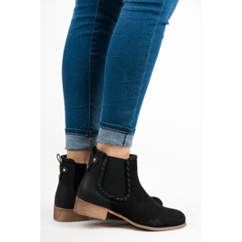 Erynn Botines Chelsea de ante negro 4