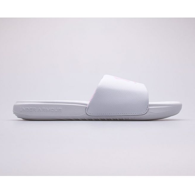 Under Armour Chanclas fijas Ansa W 3023772-102 blanco 1