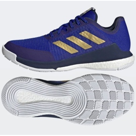 Zapatillas de voleibol adidas CrazyFlight Mid M HQ3488 azul azul 1