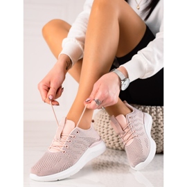 TRENDI Zapatos rosa claro 1