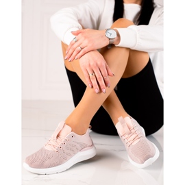 TRENDI Zapatos rosa claro rosado 2