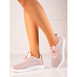 TRENDI Zapatos rosa claro rosado 3