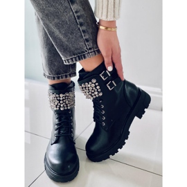 PA1 Botines negros con cuentas Vance 3