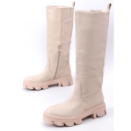 PA1 Botas con cadena July Beige 4