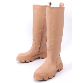 PA1 Botas July Camel con cadena beige 1