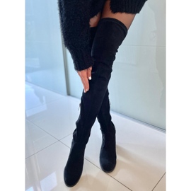 PA1 Botas hasta el muslo con tacón de Winona Black negro 3