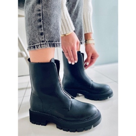 PA1 Botas militares Laura Negras negro 2