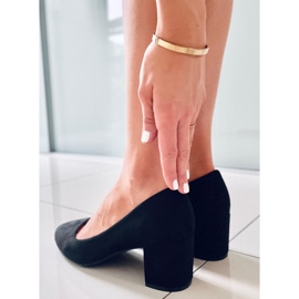 Zapatos de tacón bajo de Louise Black negro 1