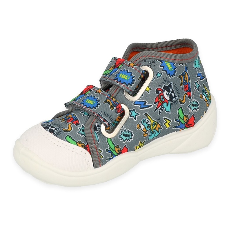Zapatos niño befado naranja 212P079 gris multicolor 1 Zapatos niño befado naranja 212P079 gris multicolor 1