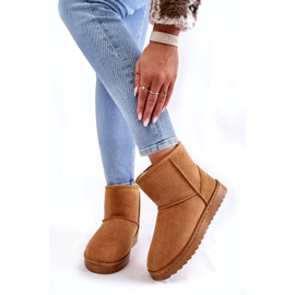 FR1 Botas De Nieve Cálidas Para Mujer Marrón Claro Virginia 5
