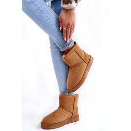 FR1 Botas De Nieve Cálidas Para Mujer Marrón Claro Virginia 4