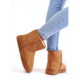 FR1 Botas De Nieve Cálidas Para Mujer Marrón Claro Virginia 2