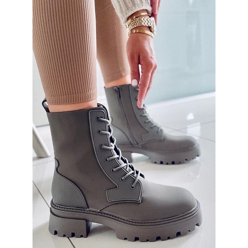 PA1 Botas con cordones Tamar Green verde 2 PA1 Botas con cordones Tamar Green verde 2