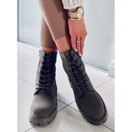 PA1 Botas con cordones Tamar Green verde 3