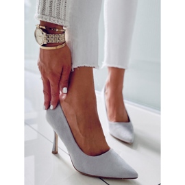 PA1 Stilettos mujer Giorgia Grey ante gris 4