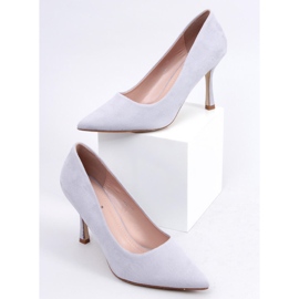 PA1 Stilettos mujer Giorgia Grey ante gris 1