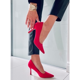 PA1 Stilettos mujer Giorgia Red ante rojo 2
