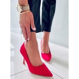 PA1 Stilettos mujer Giorgia Red ante rojo 4