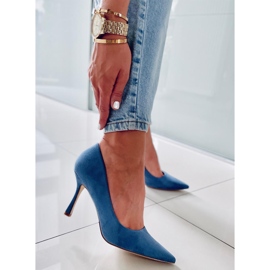 PA1 Stilettos mujer Giorgia Blue ante azul 2