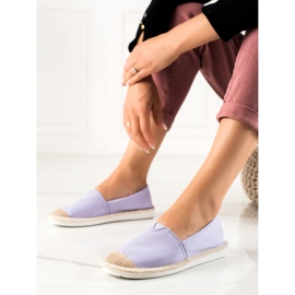DK Alpargatas moradas de moda violeta 3