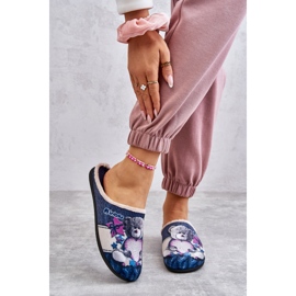 BEFADO S.A. Pantuflas Befado Osito Con Corazón 155D210 Azul Marino 3