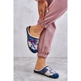 BEFADO S.A. Pantuflas Befado Osito Con Corazón 155D210 Azul Marino 6