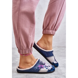 BEFADO S.A. Pantuflas Befado Osito Con Corazón 155D210 Azul Marino 5