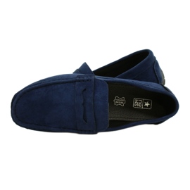 NEWS Zapatos hombre mocasines azul marino 21MN26-4020 4
