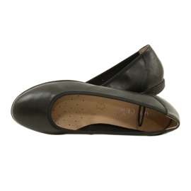 Bailarinas cómodas Caprice piel 22150-20 022 Napa negra negro 5