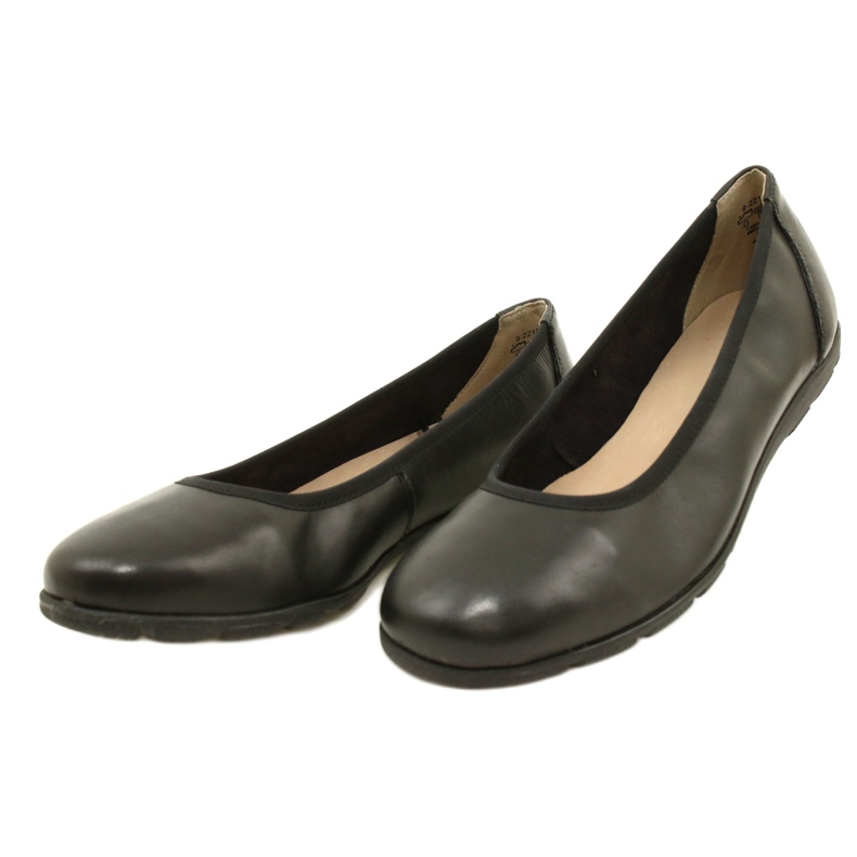 Bailarinas cómodas Caprice piel 22150-20 022 Napa negra negro 3 Bailarinas cómodas Caprice piel 22150-20 022 Napa negra negro 3