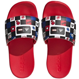 Chanclas Adidas Adilette Comfort Spiderman K HP7758 rojo 1