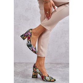 Lewski Shoes Zapatos De Salón De Piel Con Estampado De Serpiente Zapatos Izquierdos 3277 Multicolor 1 Lewski Shoes Zapatos De Salón De Piel Con Estampado De Serpiente Zapatos Izquierdos 3277 Multicolor 1