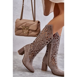 Lewski Shoes Botas Ante Calado Leski Shoes 3234 Cappuccino multicolor 3