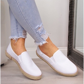 Alpargatas slip-on mujer blanco Big Star DD274015 8
