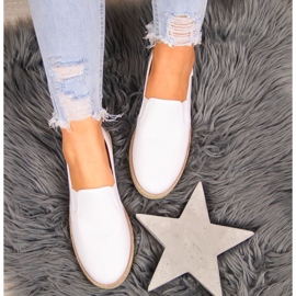 Alpargatas slip-on mujer blanco Big Star DD274015 7