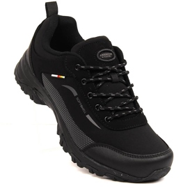 Botas de trekking impermeables de hombre American Club softshell negras negro 1 Botas de trekking impermeables de hombre American Club softshell negras negro 1