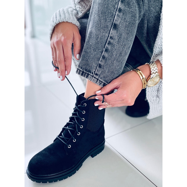 Botas con cordones Vecna ​​​​Negro 1