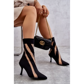 PS2 Botas De Tacón Alto De Mujer De Moda Negro Deyna 4