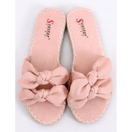 Zapatillas rosa mujer rosa LL-119 Rosa 1