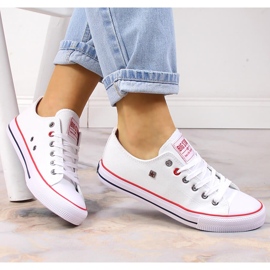 Medias deportivas blancas Big Star T274022 blanco 1