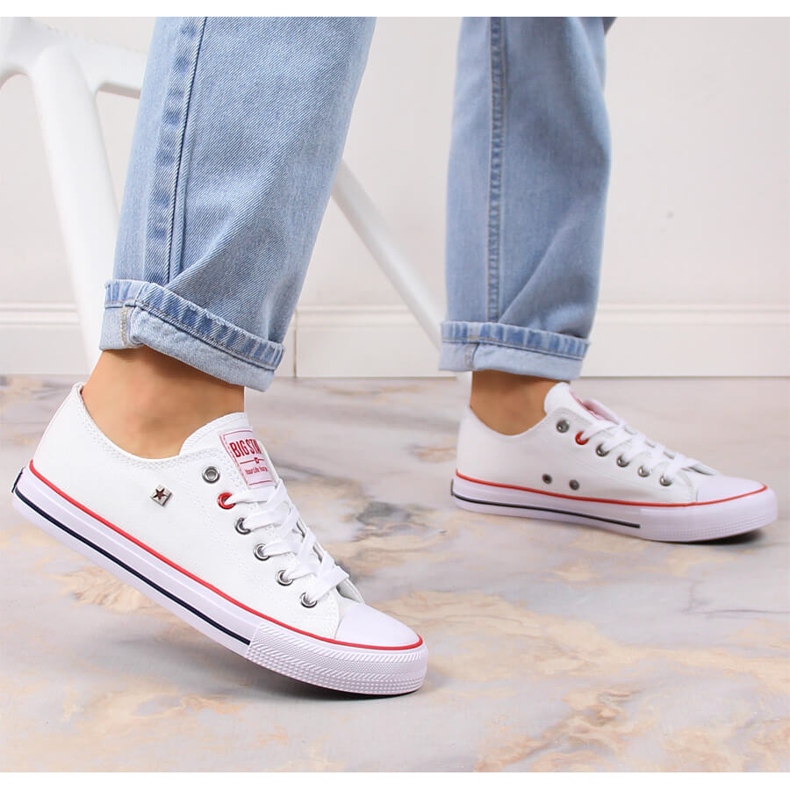 Medias deportivas blancas Big Star T274022 blanco 2 Medias deportivas blancas Big Star T274022 blanco 2